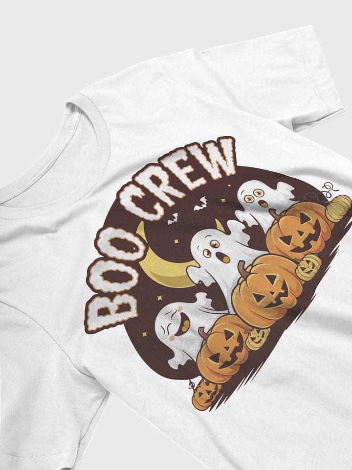 Boo Crew Halloween Ghost & Pumpkin Graphic T-Shirt – Cute Spooky Fall Tee product image (50)