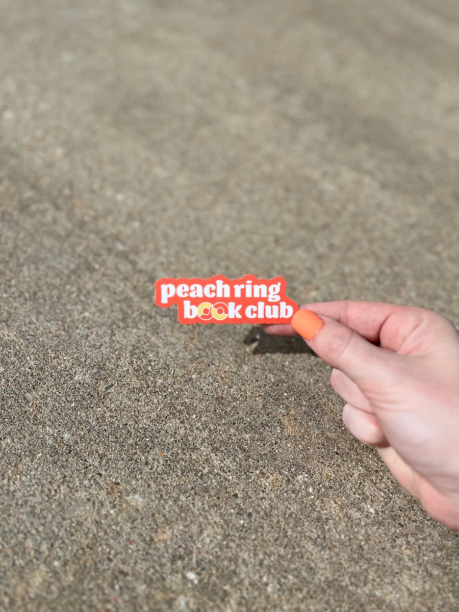 Peach Ring Book Club Sticker product image (3)