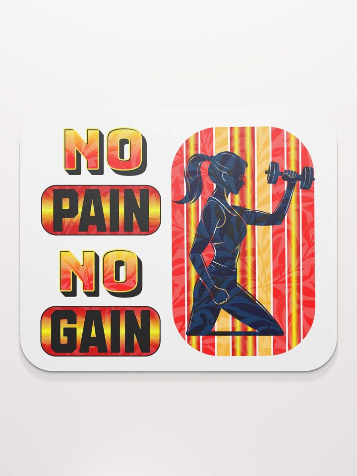 No Pain No Gain Mouse Pad product image (1)