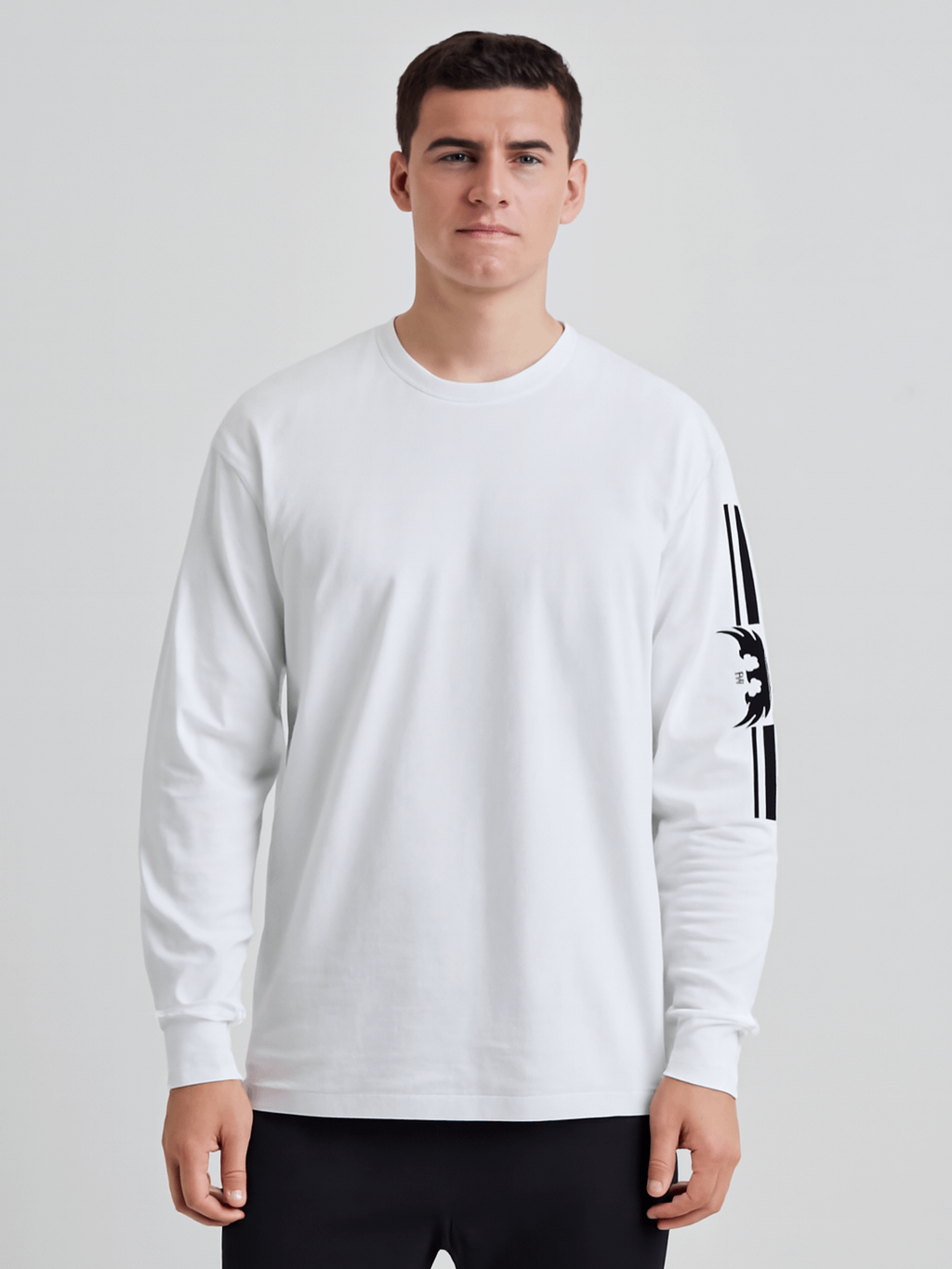 Feathered Symmetry Long Sleeve T-Shirt product image (1)