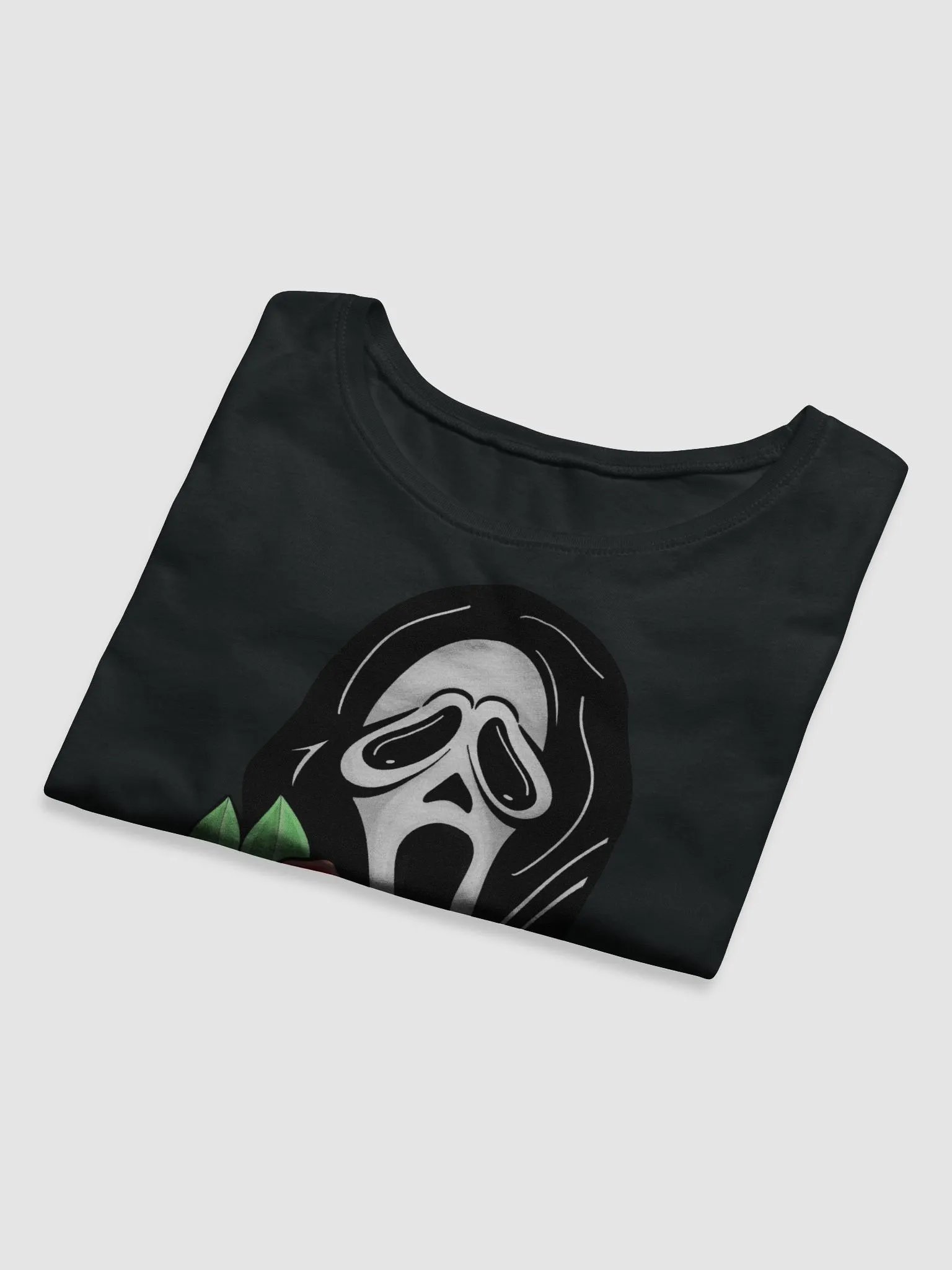 Floral Ghostie Cropped T-Shirt product image (4)