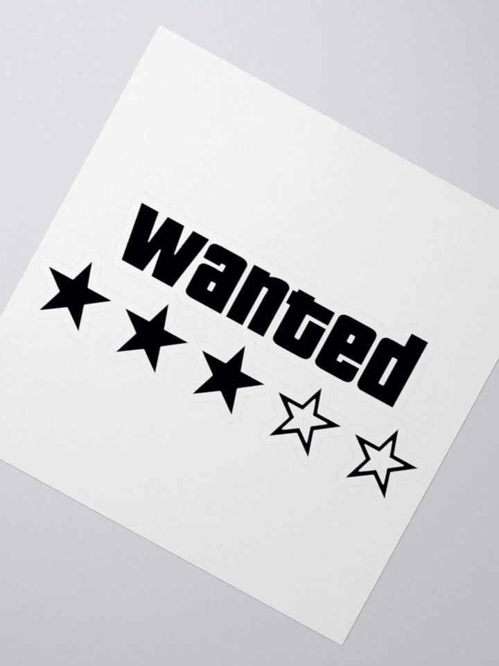 Sticker Wanted [3 Stars] product image (2)