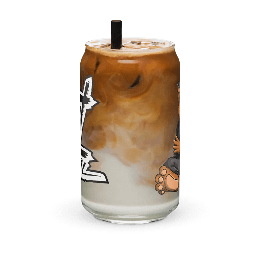 Sitting Bear Glass Can product image (8)