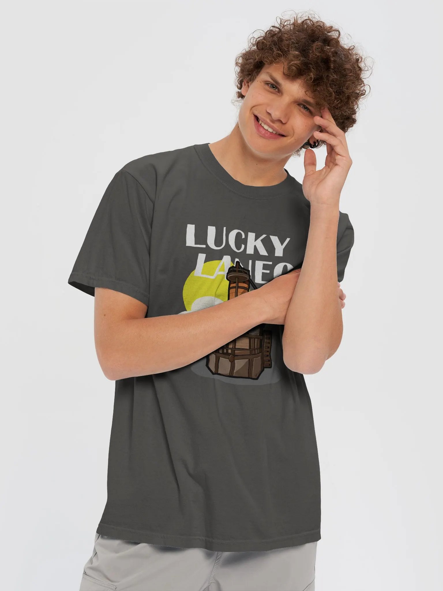 LuckyLane0 STEAMBOAT T-shirt (White Text) product image (5)