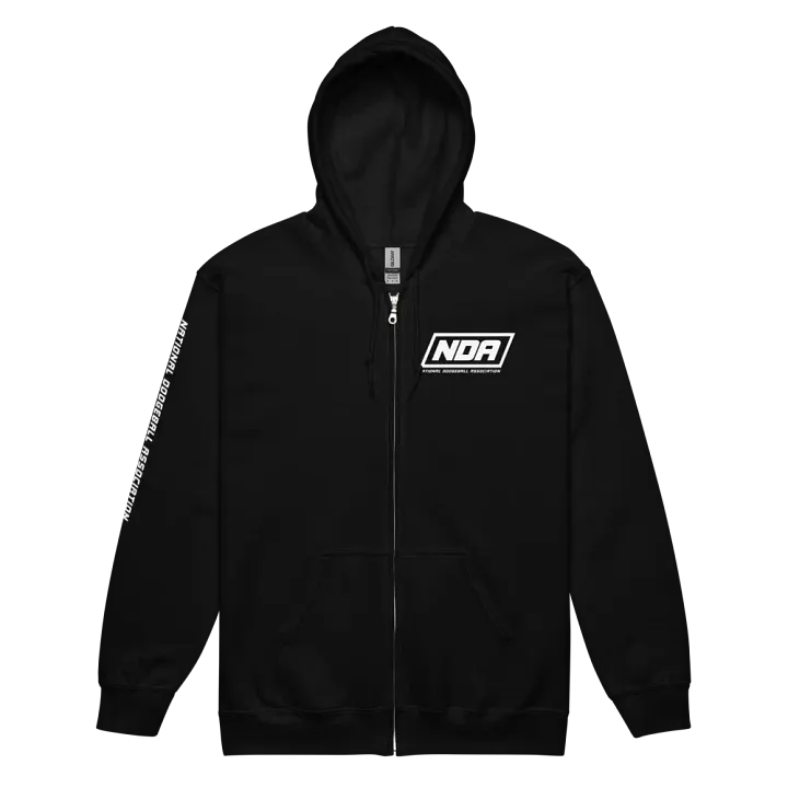 National Dodgeball Association Zip-Up Hoodie (Light) product image (2)