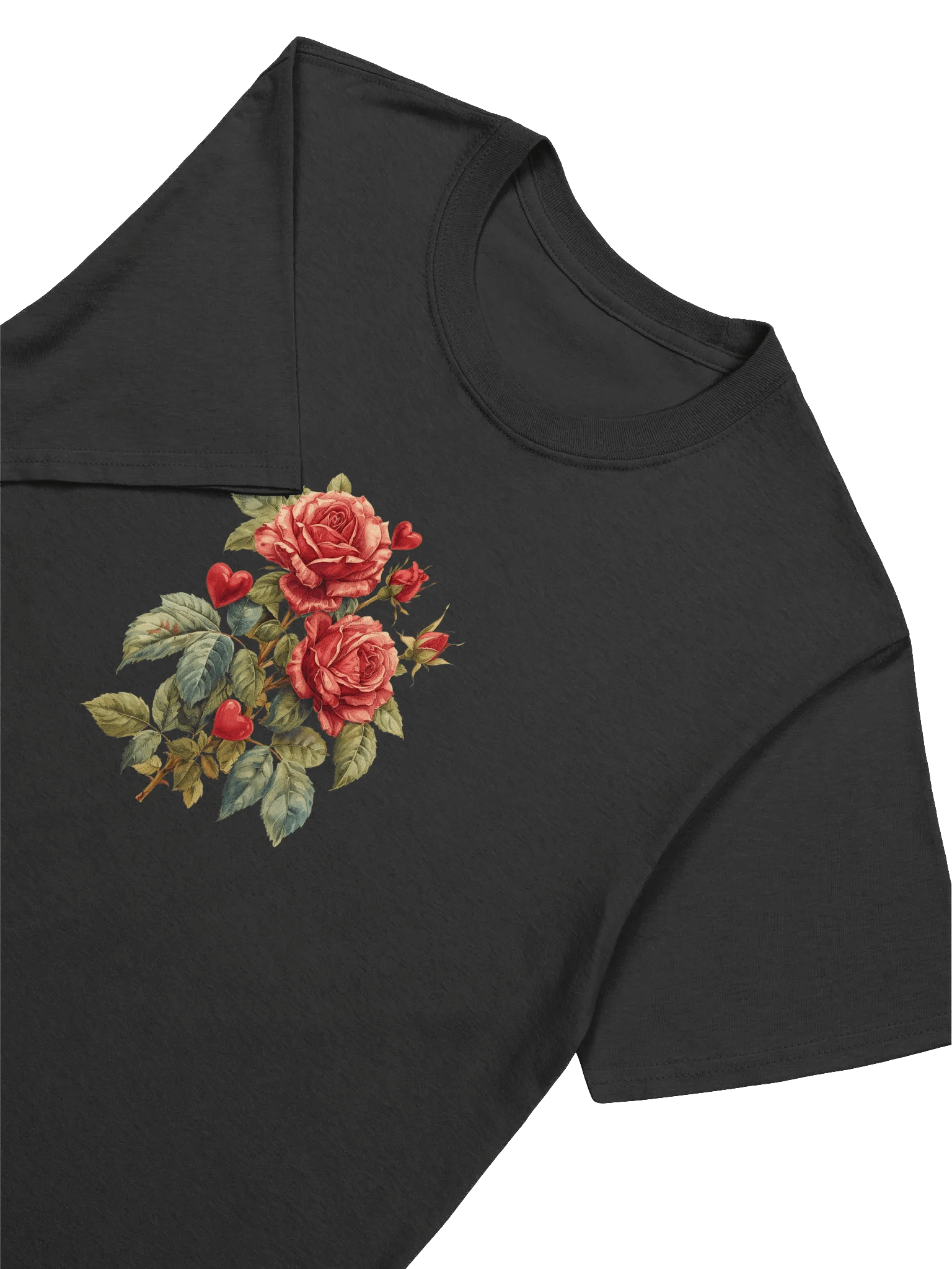 Red Roses For Valentine’s Day Unisex T-Shirt product image (3)