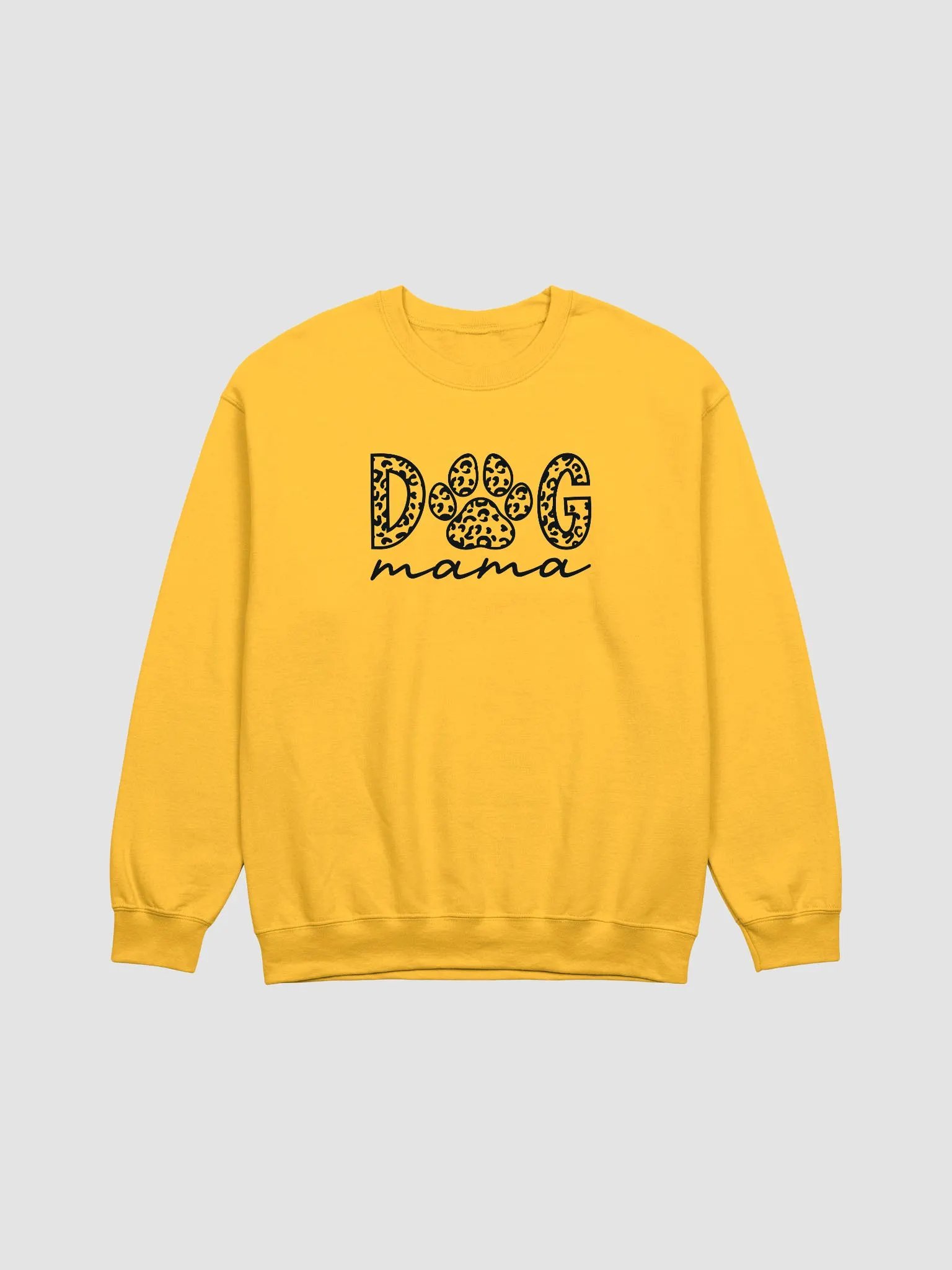 Leopard Print Dog Mama Sweatshirt | Cute Minimalistic Shirt for Dog Moms product image (12)