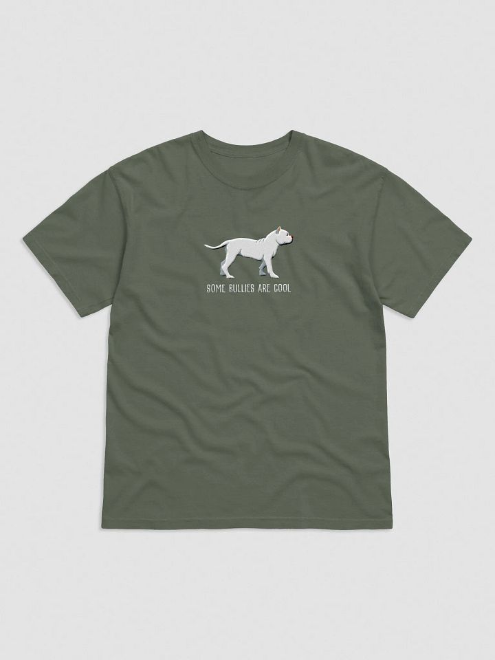 Some Bullies Are Cool T-Shirt(Embroidered) of an American Bully(White) product image (9)