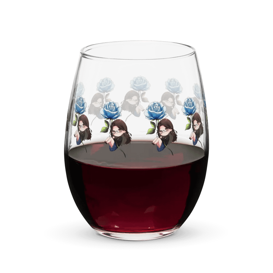 Whovie Rose Stemless Wine Glass product image (6)