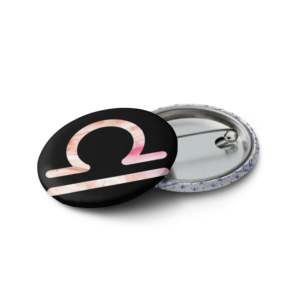 Libra Constellation Pin Buttons product image (12)
