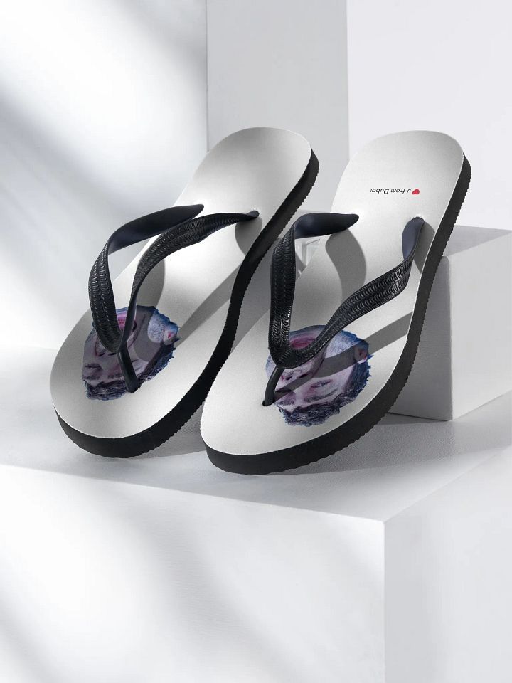 Fragmented Echoes Flip-Flops product image (1)