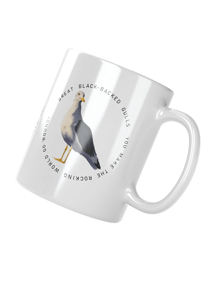 Black-Backed Gulls white mug product image (2)