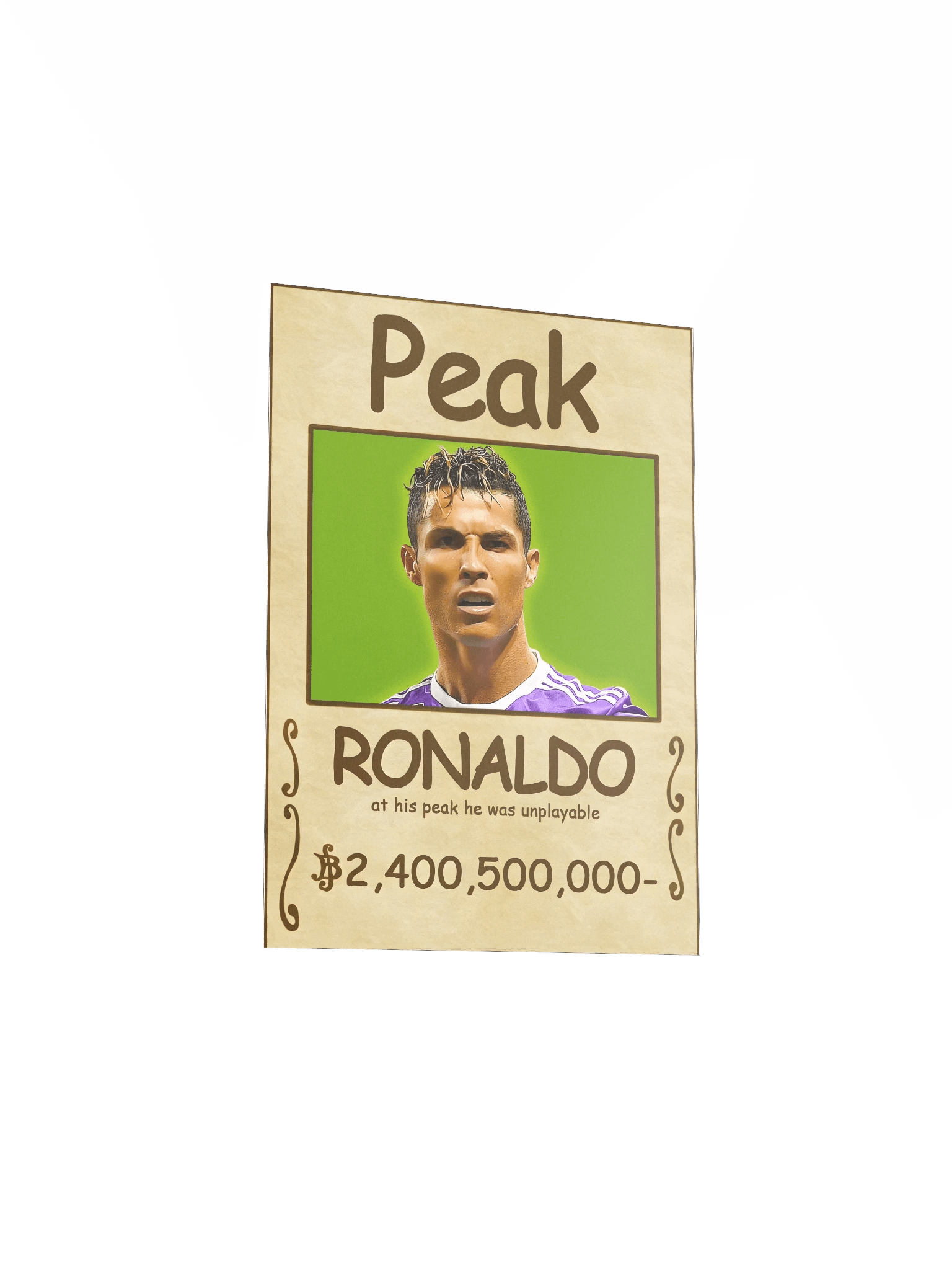 PEAK RONALDO WANTED POSTER product image (7)