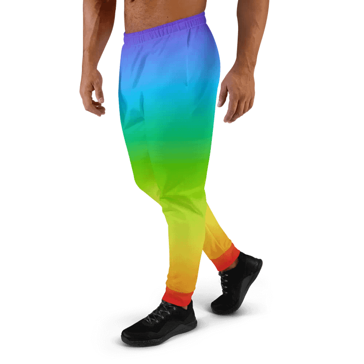 Rainbow Recycled Men's Joggers product image (1)