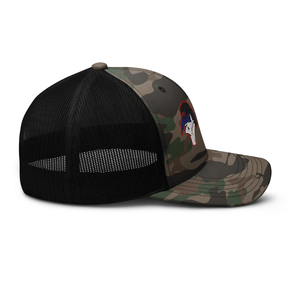 R.O.T.R. Skull Camo Trucker Hat product image (5)