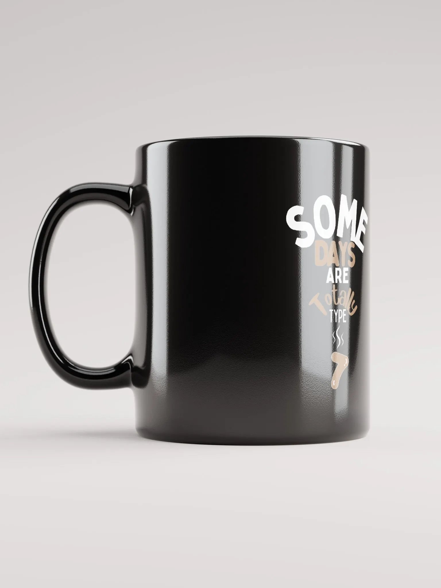 Funny Nurse Black Mug 