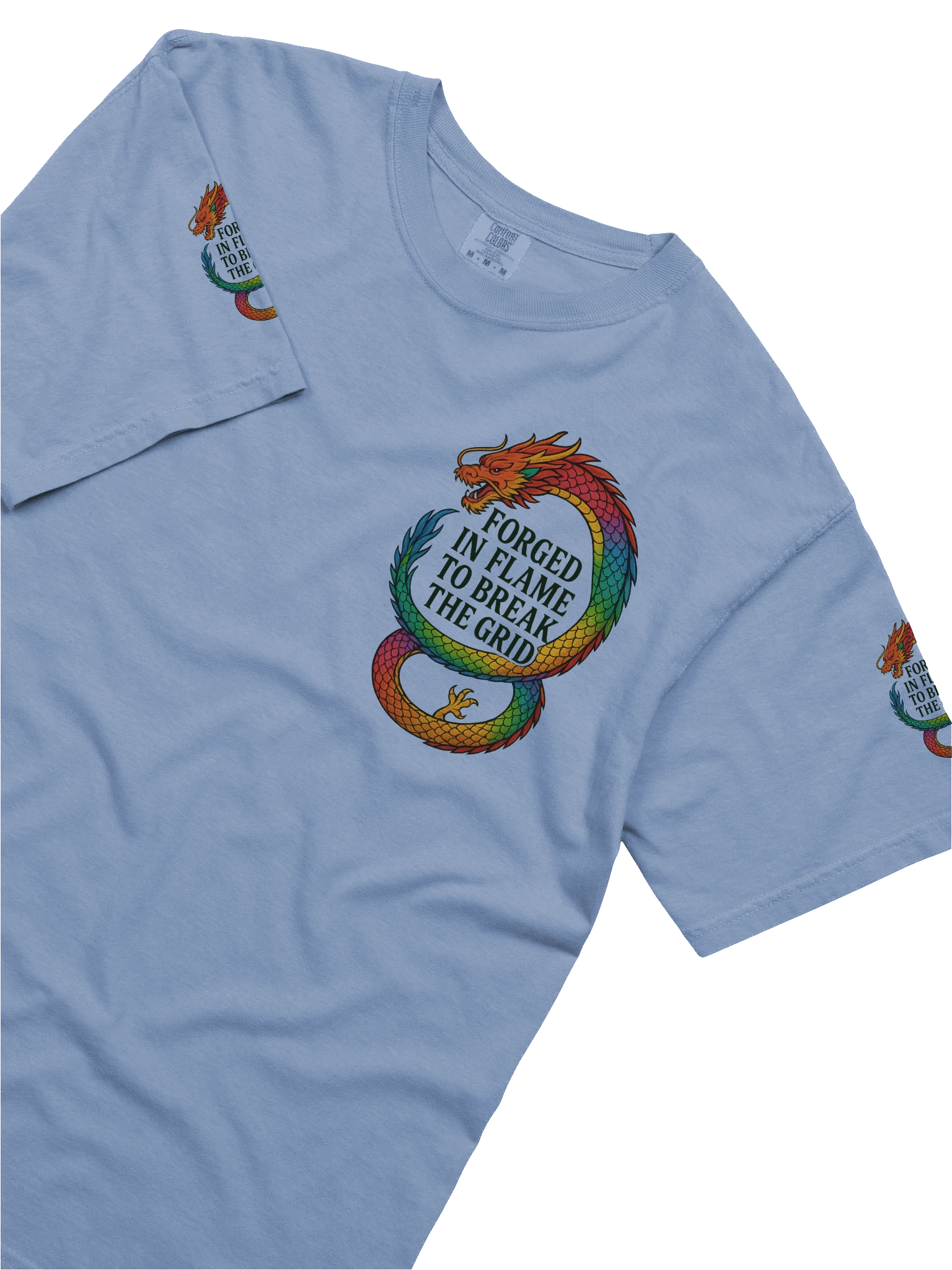 100% Cotton 🔥 Forged in Flame – Heavyweight Tee Soft on skin. Heavy in presence. product image (26)