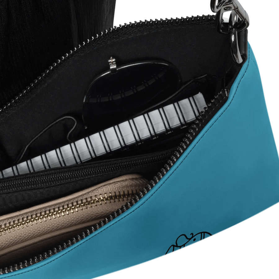 Aquarius Teal All-Over Crossbody Bag product image (10)