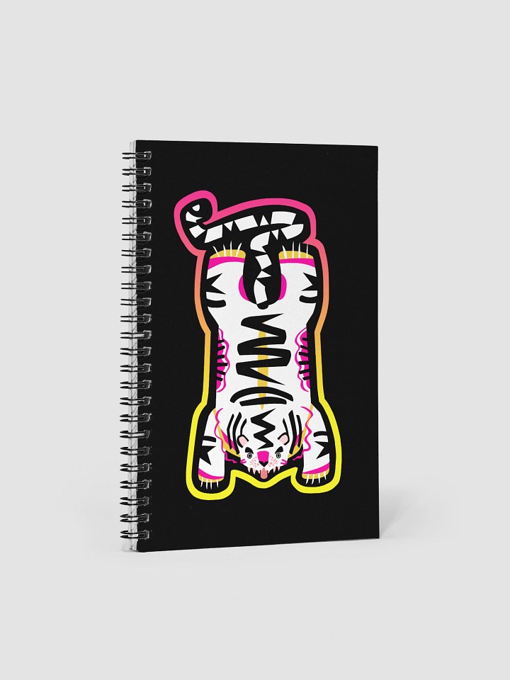 Spiral White Electric Tiger Notebook product image (1)