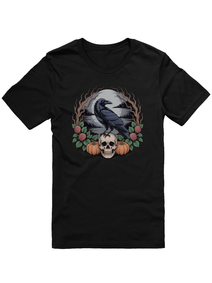 Midnight Raven Skull T-Shirt product image (1)
