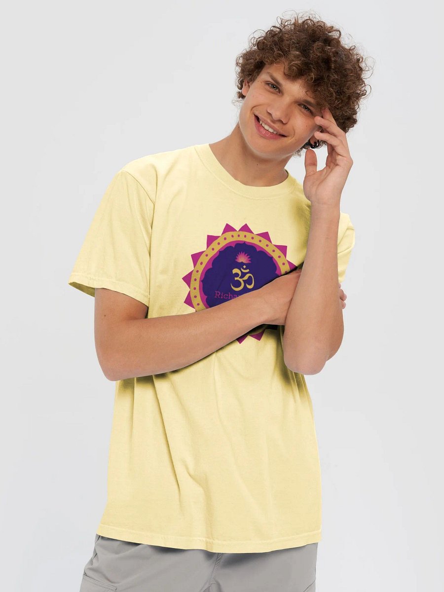 Yellow Om Richard Peña on butter color shirt product image (5)