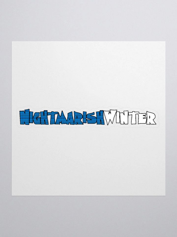 Plaid Logo Sticker product image (1)