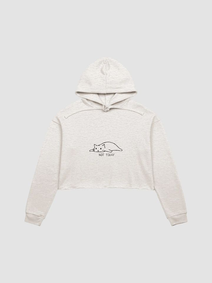 Not Today Cat Crop Hoodie product image (2)