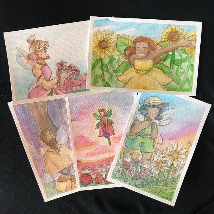 Flower Fairy Watercolor Originals product image (1)