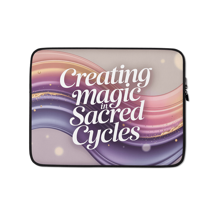 Sacred Cycles Human Design Reflector Laptop Sleeve product image (2)