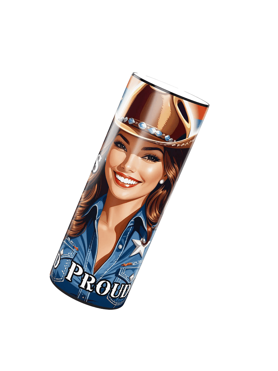 Texas Girl 20 oz Skinny Stainless Steel Tumbler - v1 product image (3)