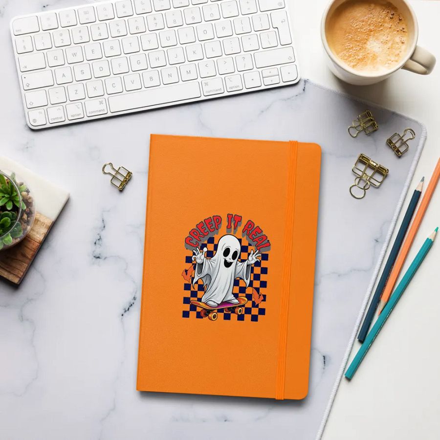 Creep It Real Skateboard Spook Hardcover Notebook product image (7)