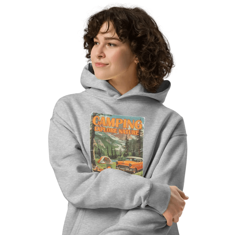 Vintage Camping Adventure Poster Hoodie product image (5)