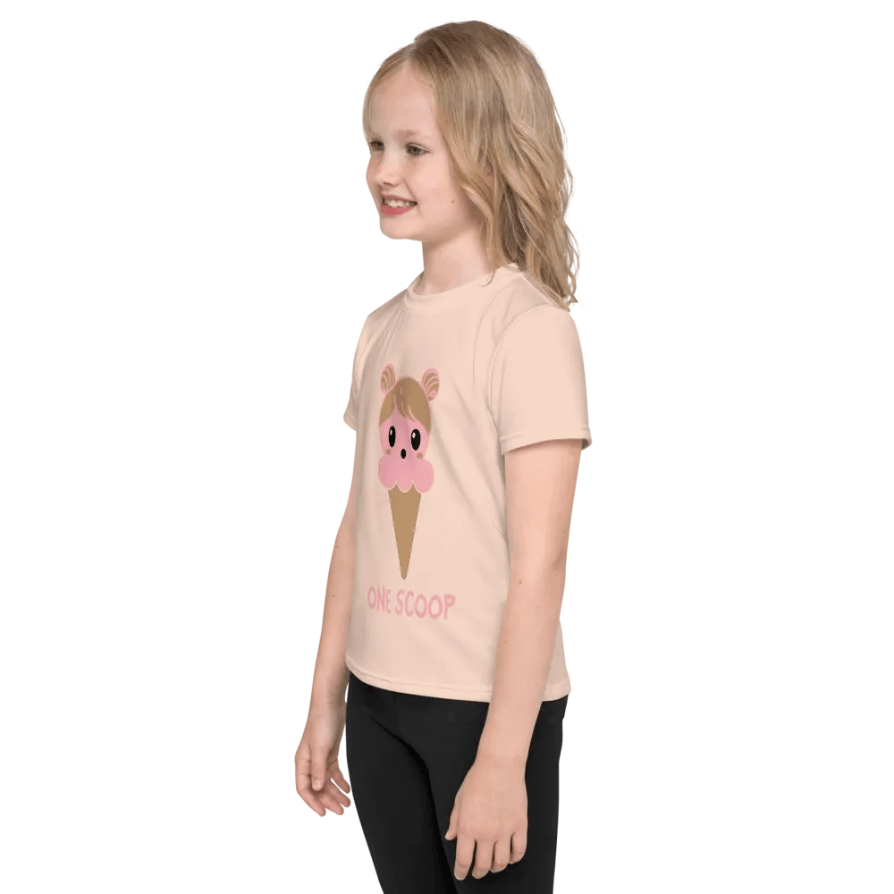Cute Ice Cream Character Kids T-Shirt product image (3)