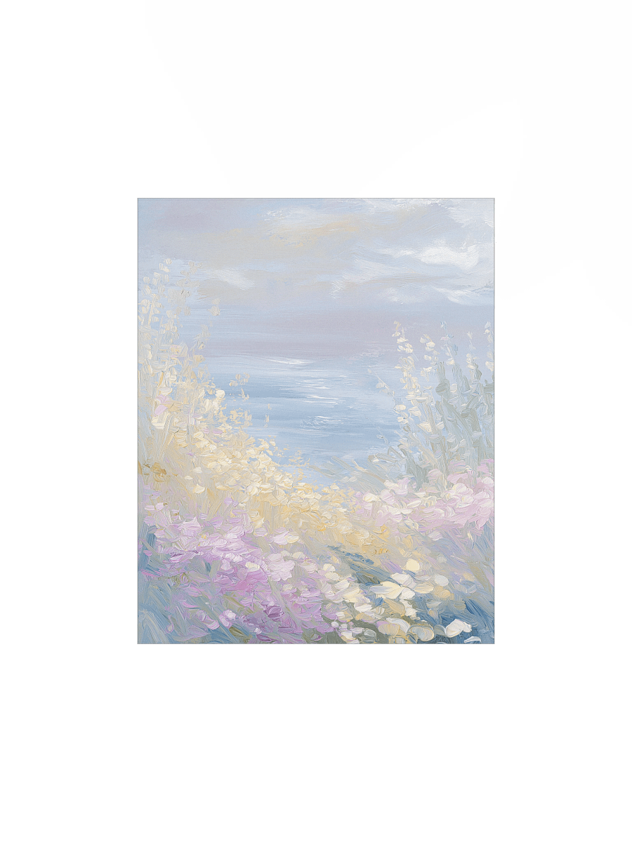 Pastel Coast Art Print product image (4)