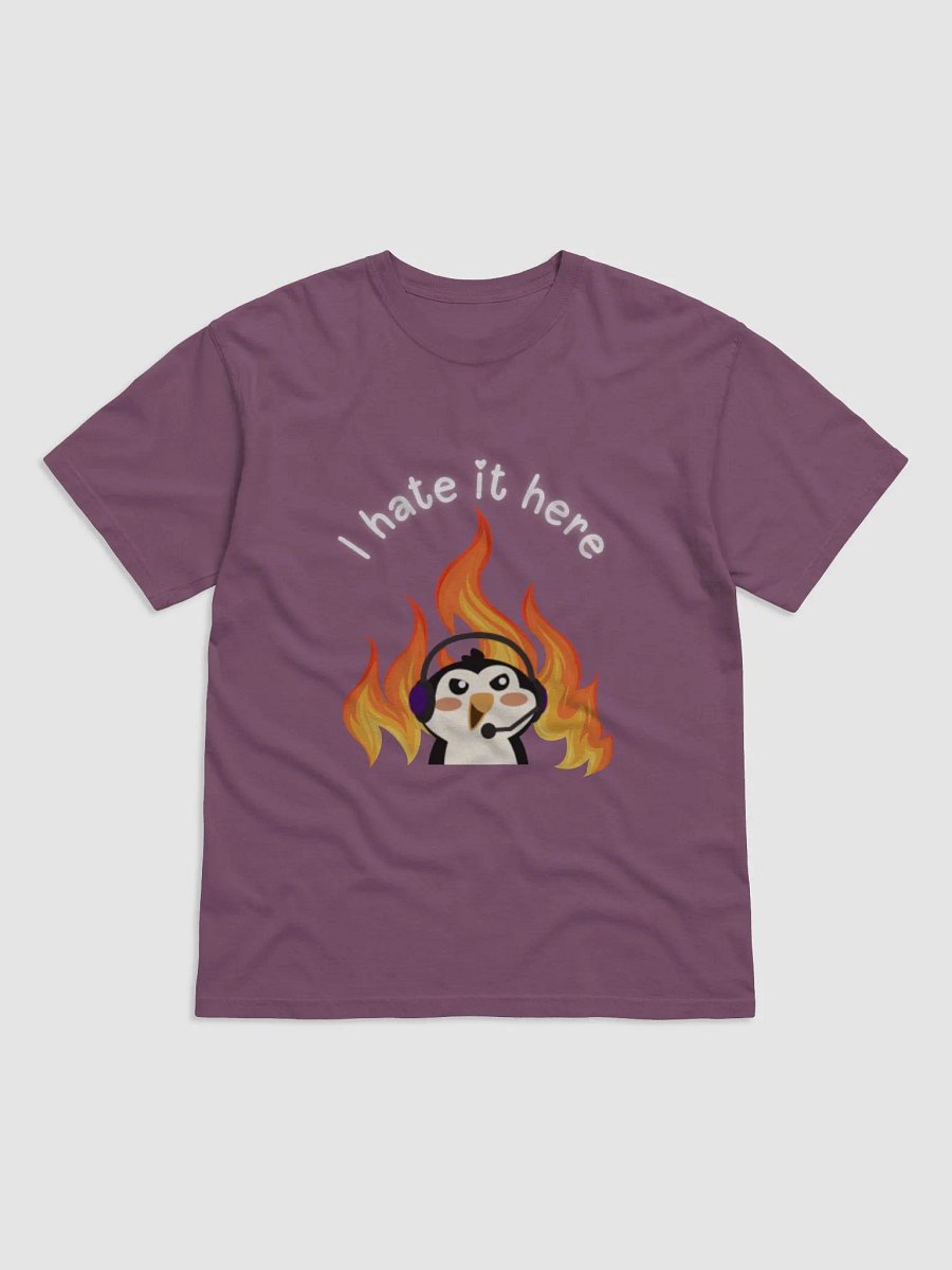 I hate it here Flames White Logo product image (5)