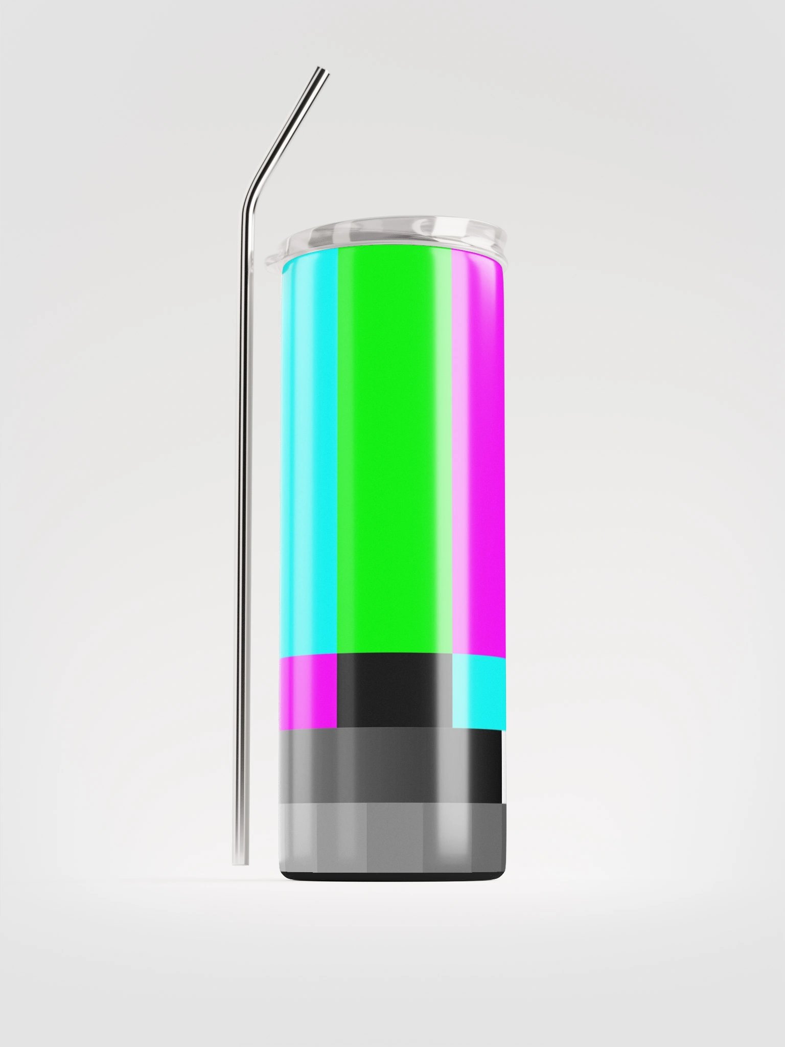 Color Test Pattern / TV Bars Stainless Steel Tumbler product image (1)