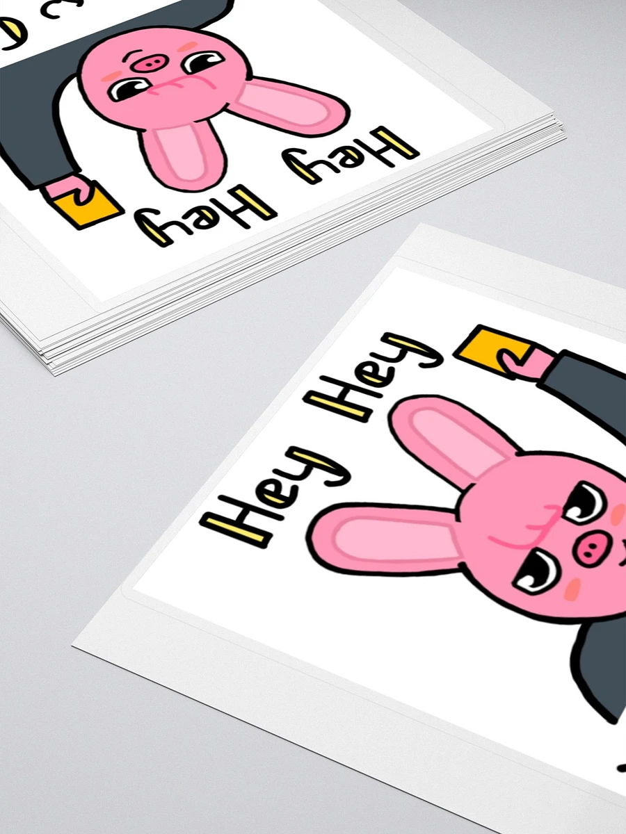 Yellow card large sticker product image (4)