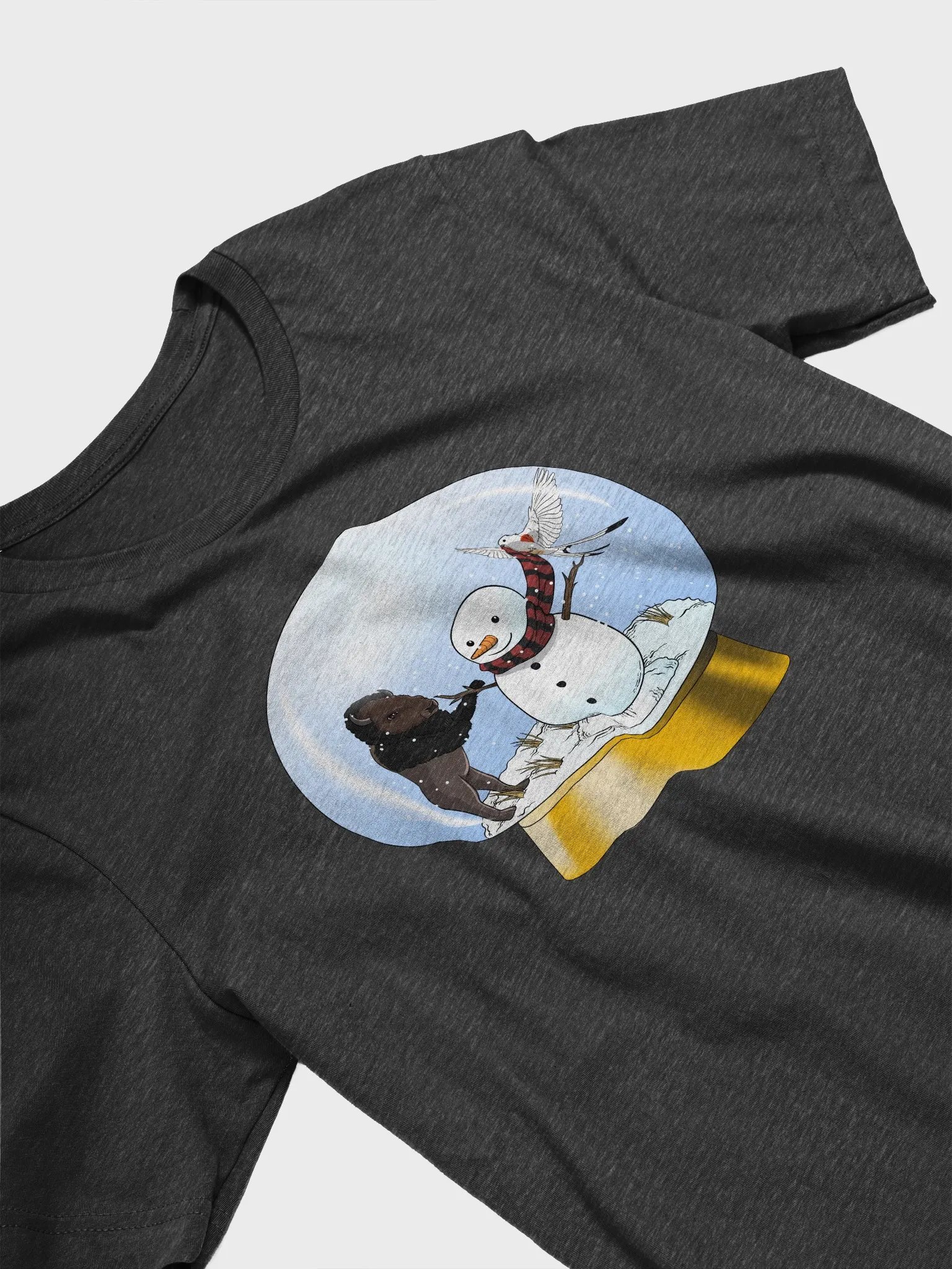 Bison and Scissortail Building Snowman product image (13)