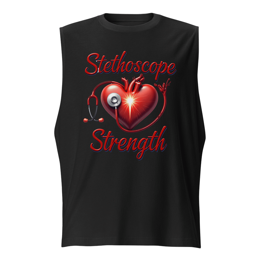 Stethoscope Strength Heart Muscle Tank product image (1)