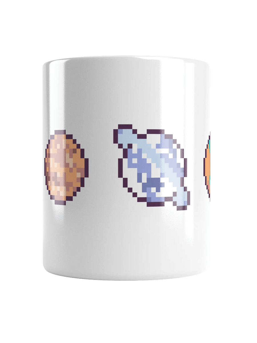 Pixel Planets White Mug product image (5)