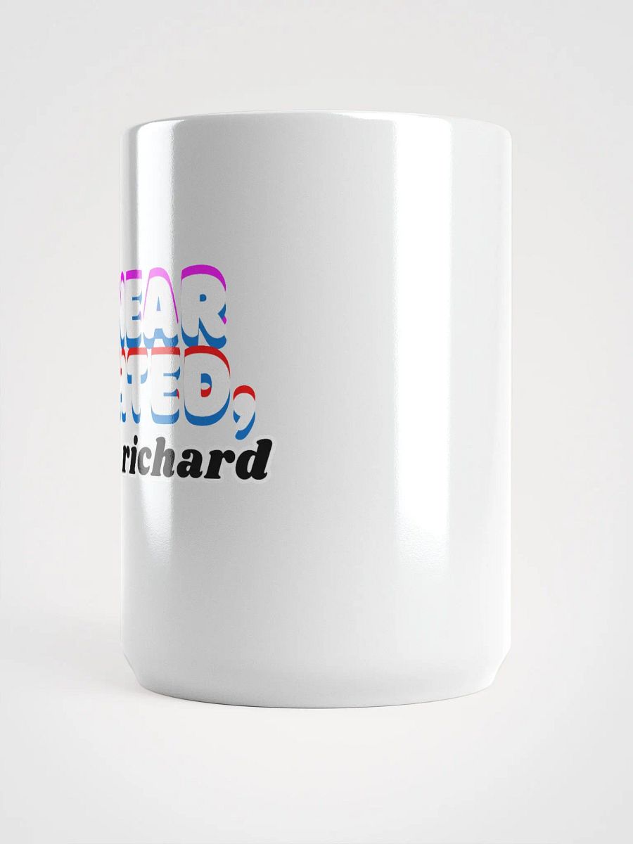 I'M NEARSIGHTED, RICHARD white glossy mug product image (2)