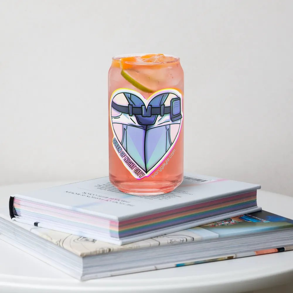 Queen of Night City Cola Glass product image (7)
