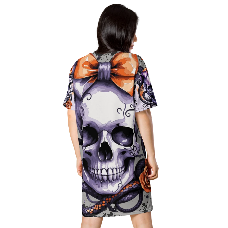 Coquette Style Skull and Snake T-Shirt Dress product image (8)