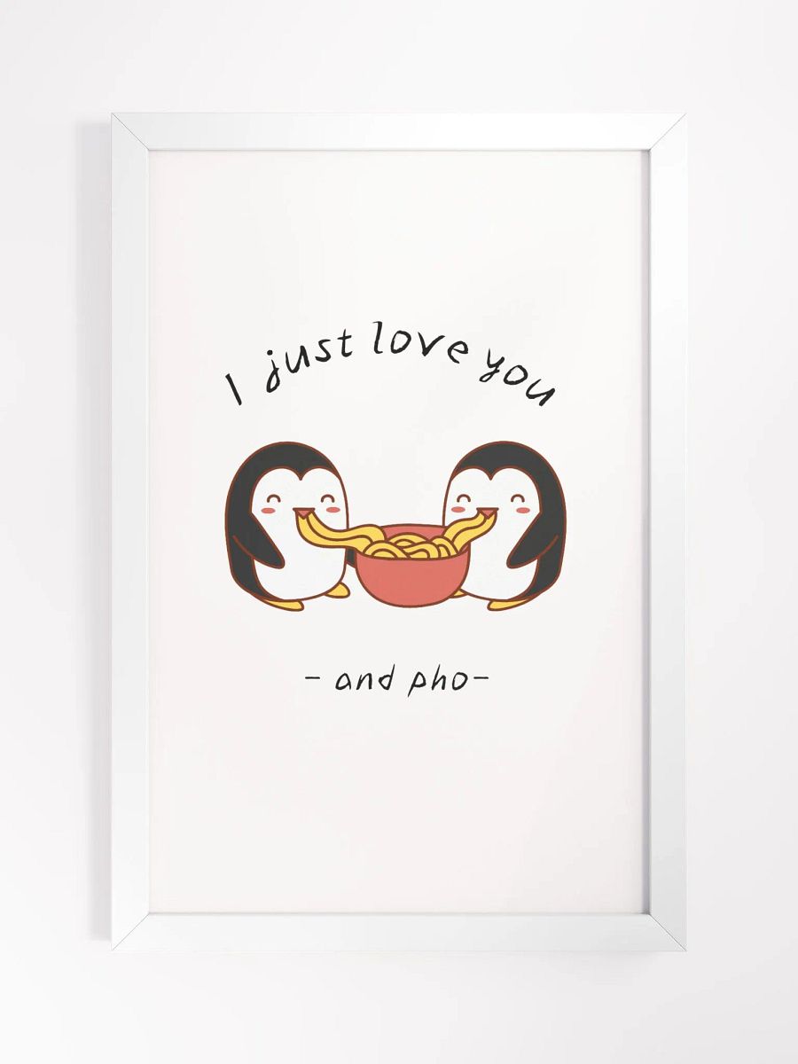 Penguin And Pho Love Frame product image (1)
