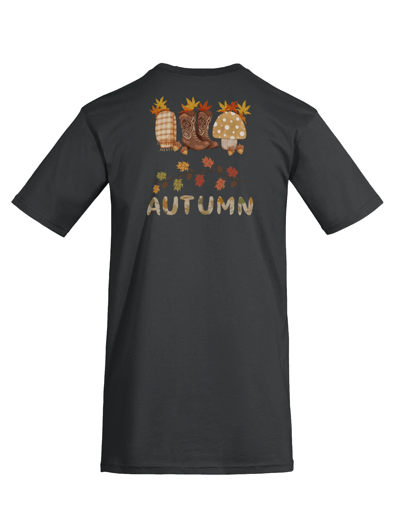 "Casual Autumn T-Shirt with Seasonal Fall Design" product image (63)