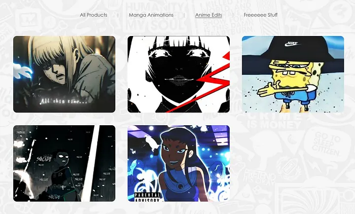 NebzWrld Anime Edits pack product image (1)