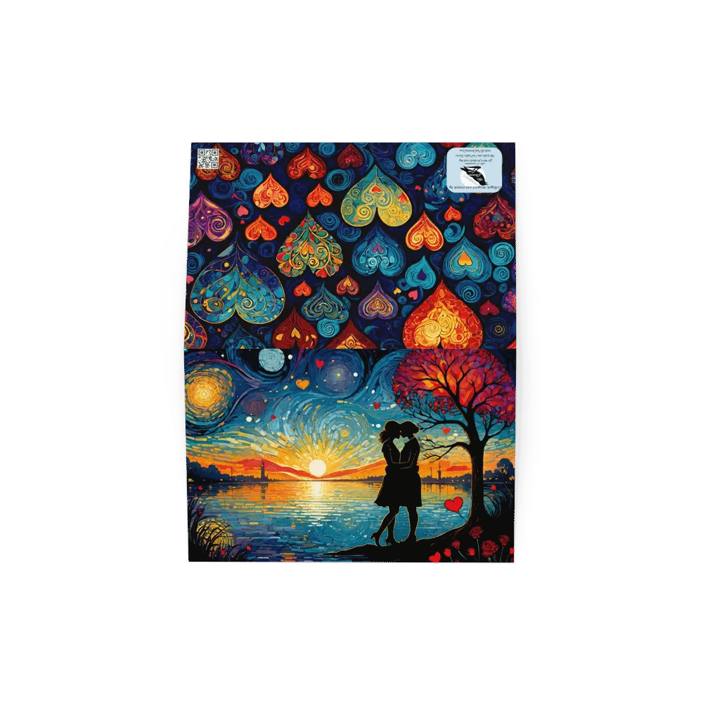 Lesbe Valentines, Sunset Love Card product image (19)