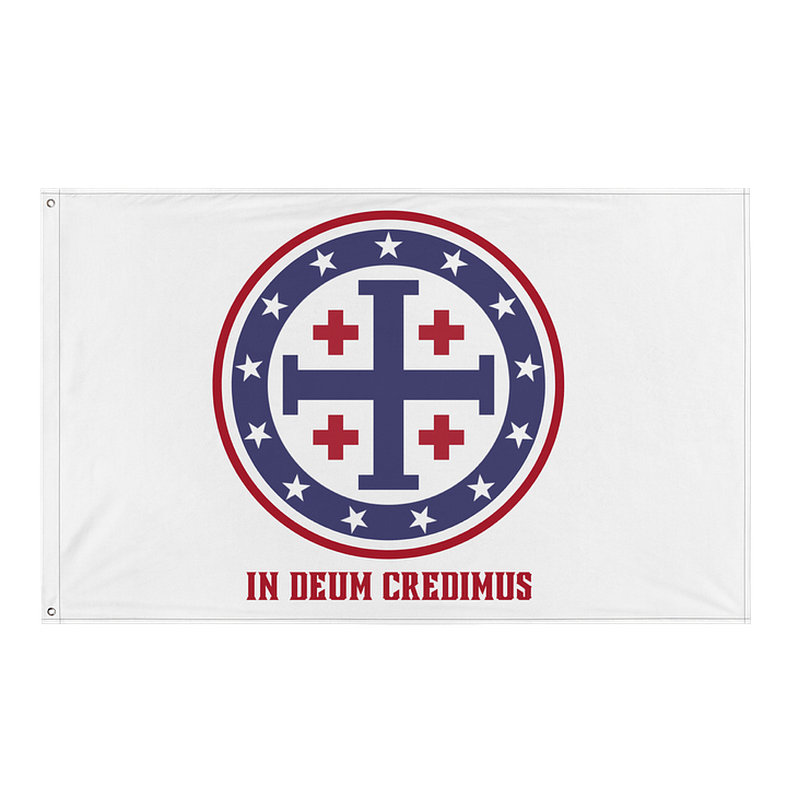 In God we Trust - USA CRUSADER - Flag product image (1)