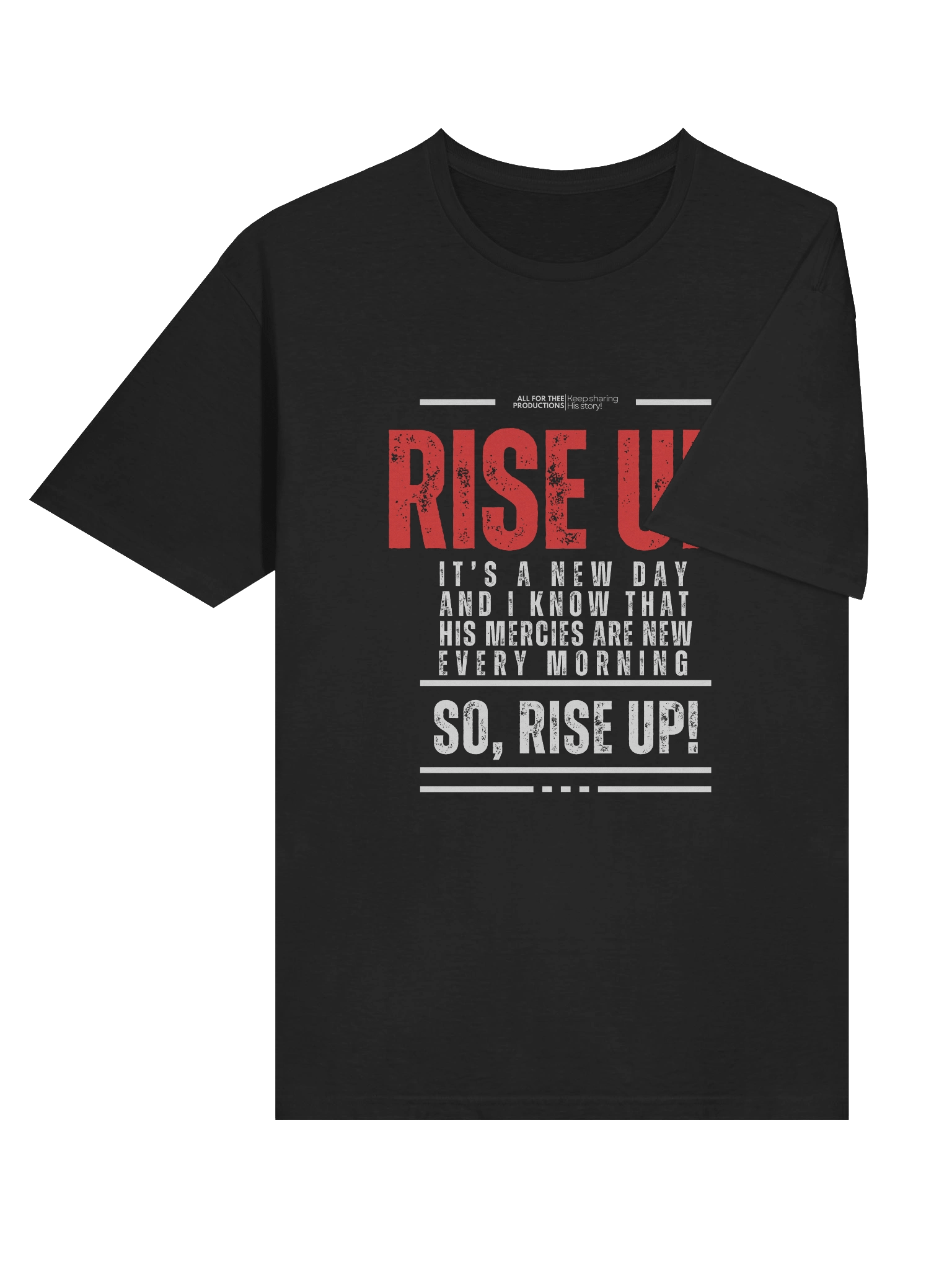 Rise Up T-Shirt - Black product image (6)