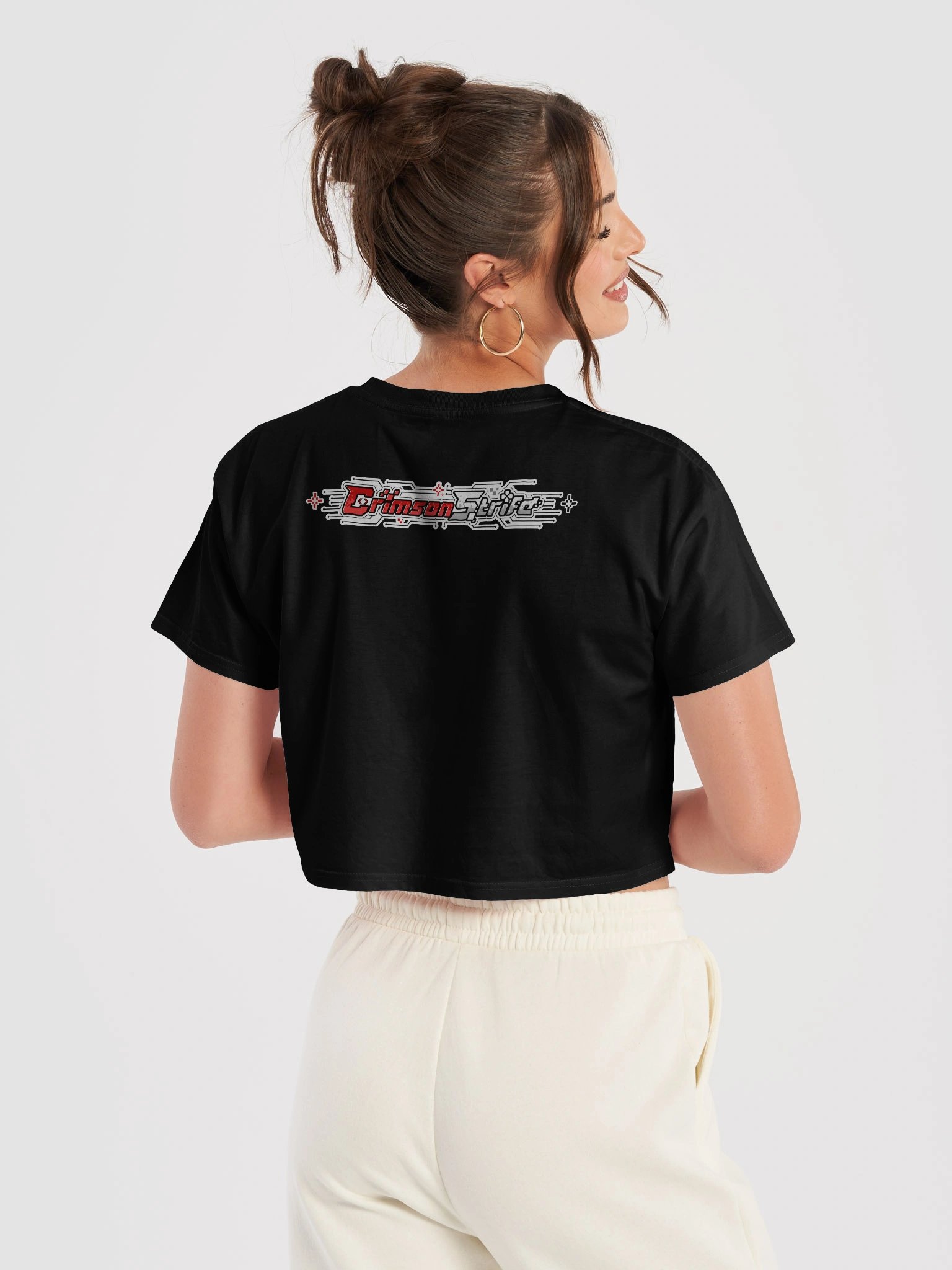 CrimsonStrife Circuit Logo Women's Crop Top product image (7)